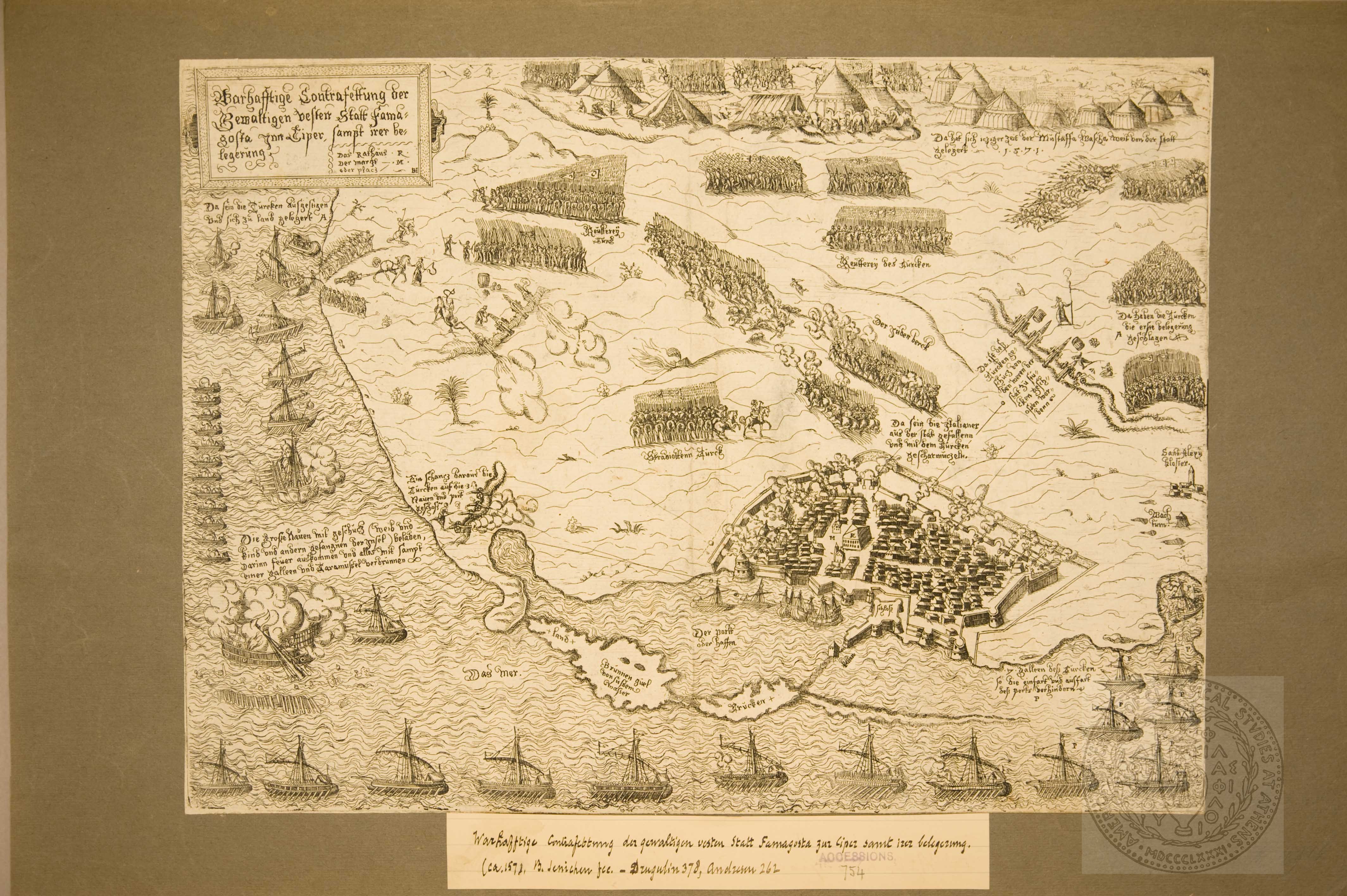 Warhafftige Sontrafettung der gewaltigen vesten Statt Famagosta inn Ciper, sampt irer belegerung